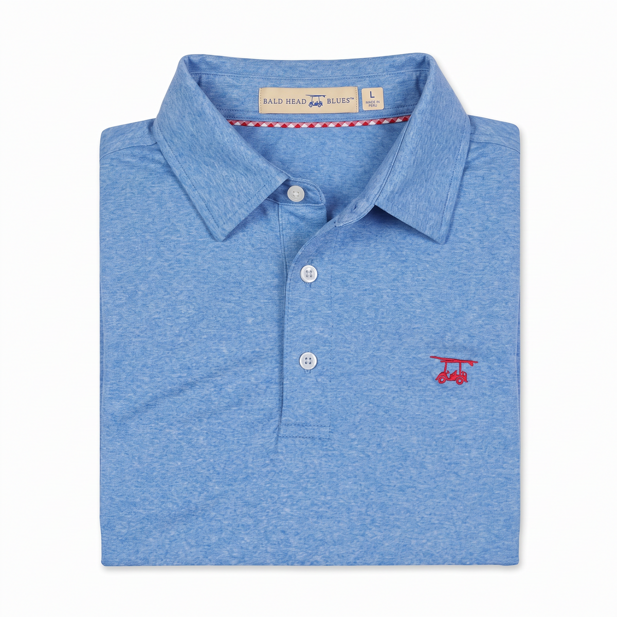 Albatross Polo Heather Regatta folded