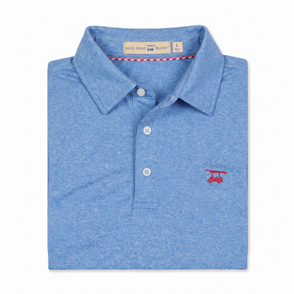 Albatross Polo Heather Regatta folded