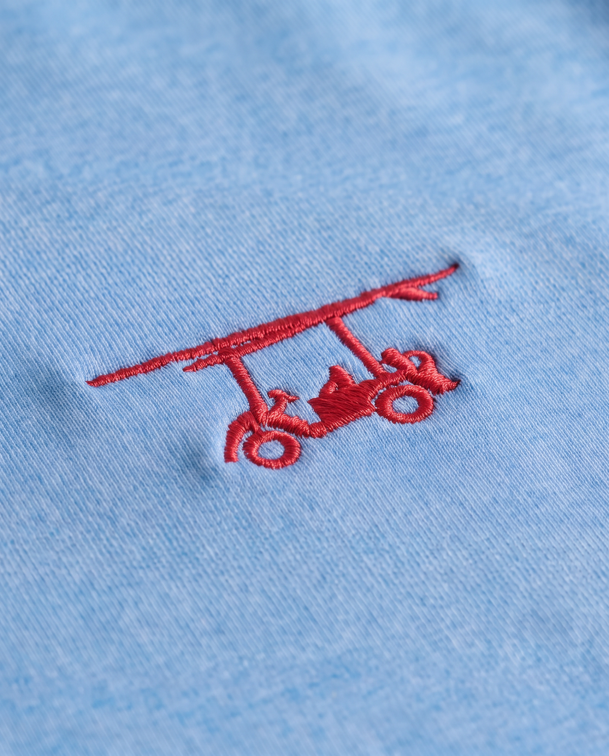 Albatross Polo Heather Regatta logo detail