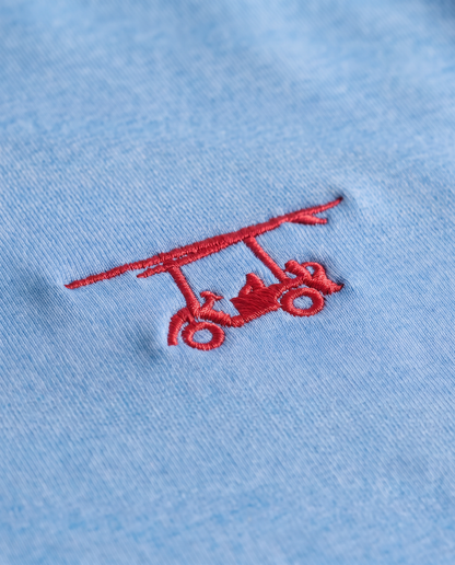 Albatross Polo Heather Regatta logo detail