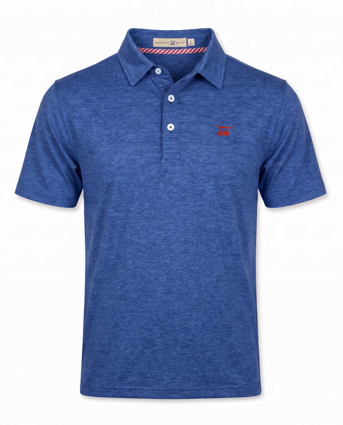 Albatross Polo Heather Royal Blue front