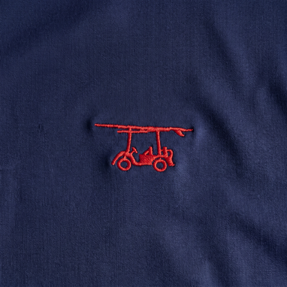 Albatross Polo Medieval chest logo detail
