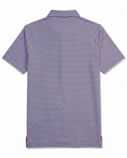 Albatross Polo Feeder Stripe - Medieval/White - Back