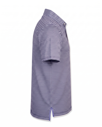 Albatross Polo Medieval/White Feeder Stripe side