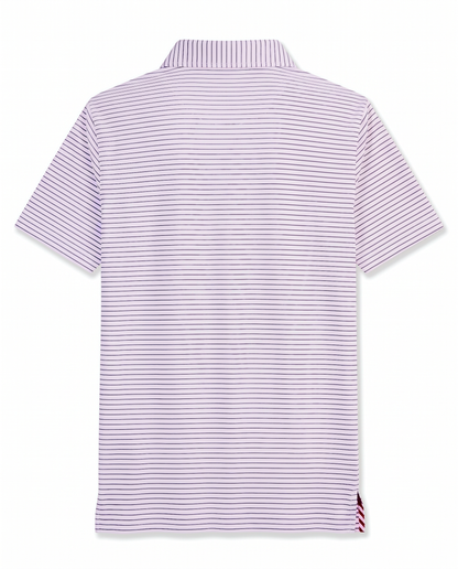 Albatross Polo Medieval/White Pinstripe back