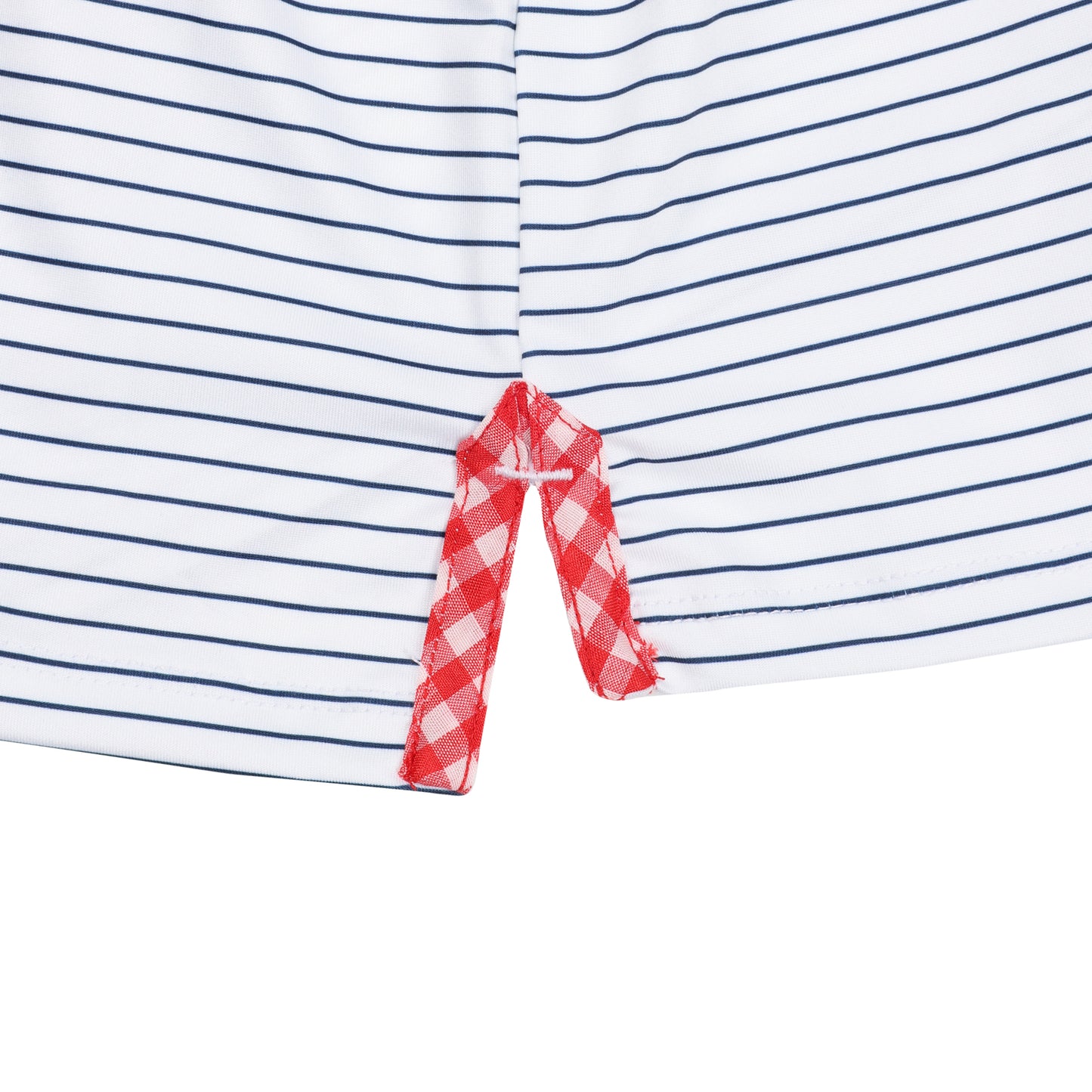 Albatross Youth Polo - Medieval / White Pinstripe