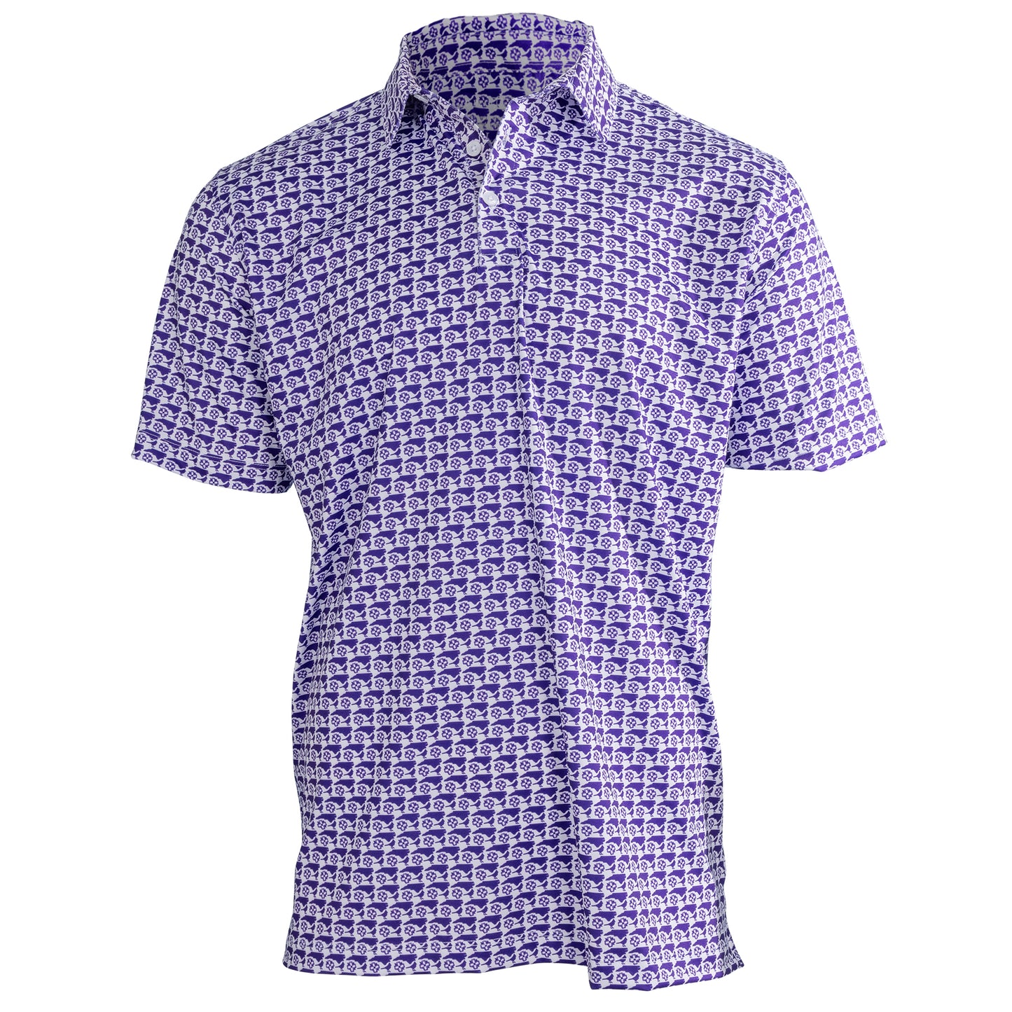 Limited Edition North Carolina (State Icons) All-Over Print - Purple / White