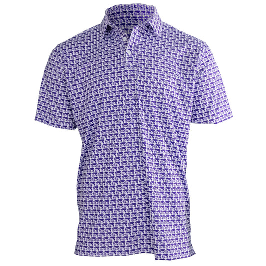 Limited Edition North Carolina (State Icons) All-Over Print - Purple / White