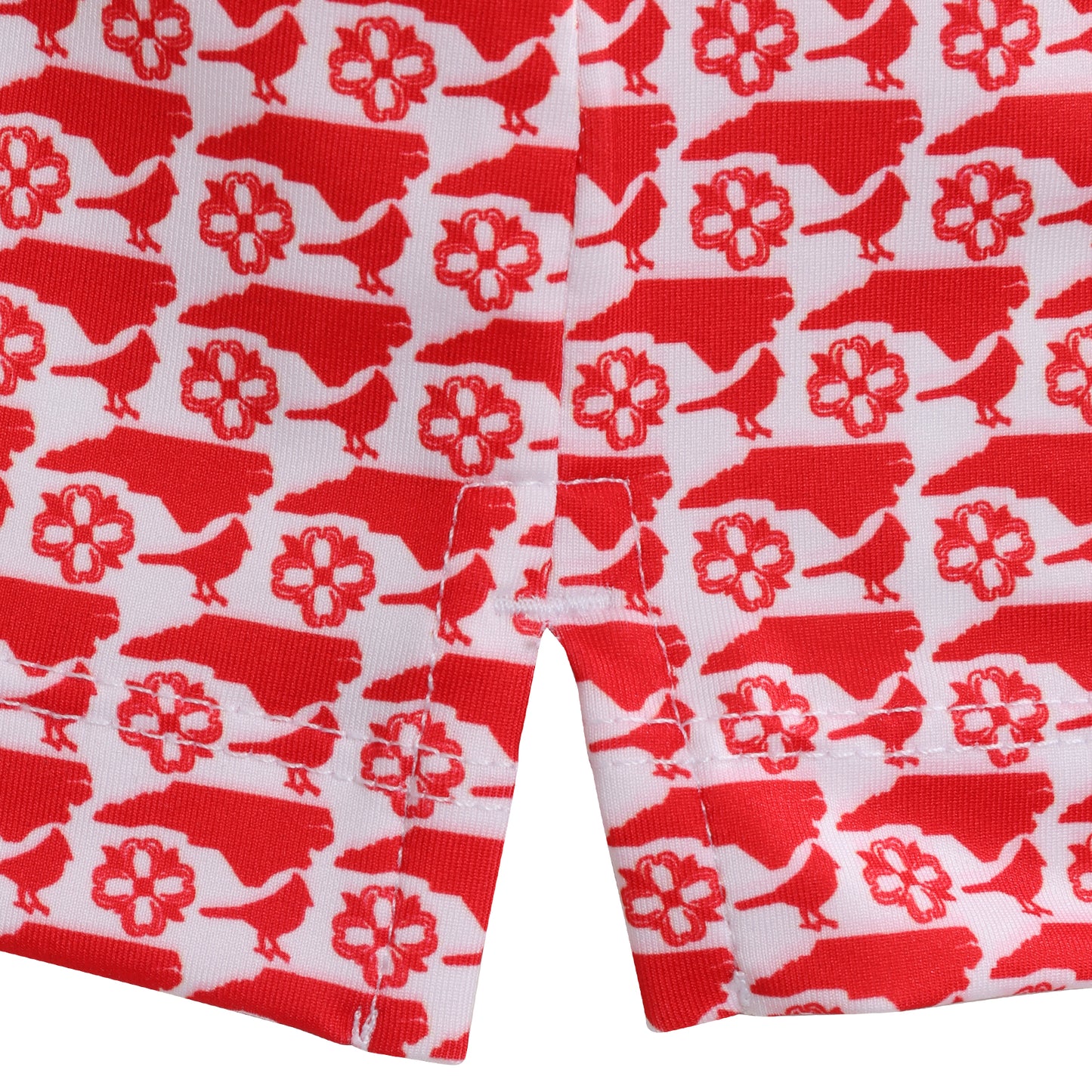 Limited Edition North Carolina (State Icons) All-Over Print - State Red / White