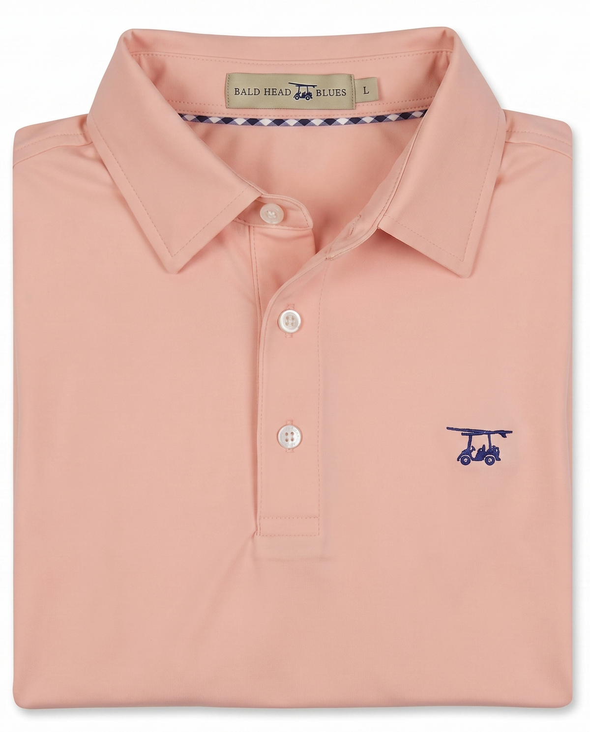 Albatross Polo Peach folded