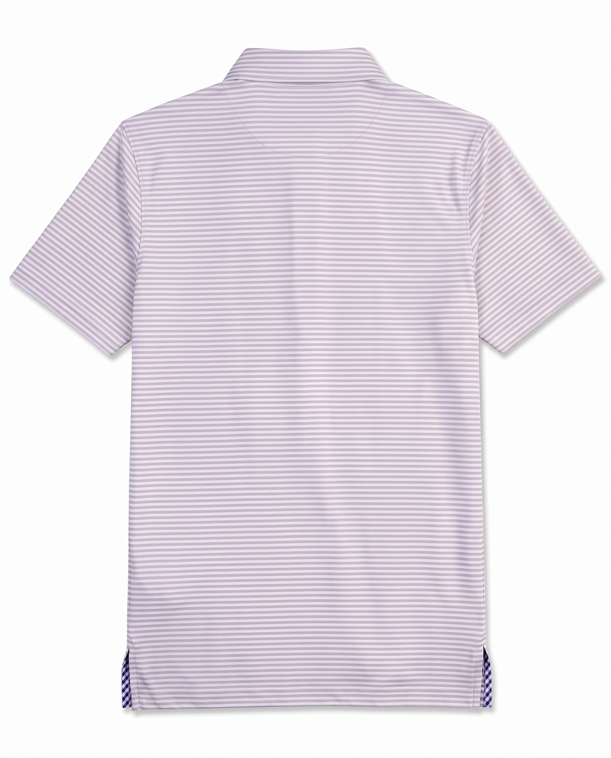 Albatross Polo Feeder Stripe - Pearl Grey/White - Back