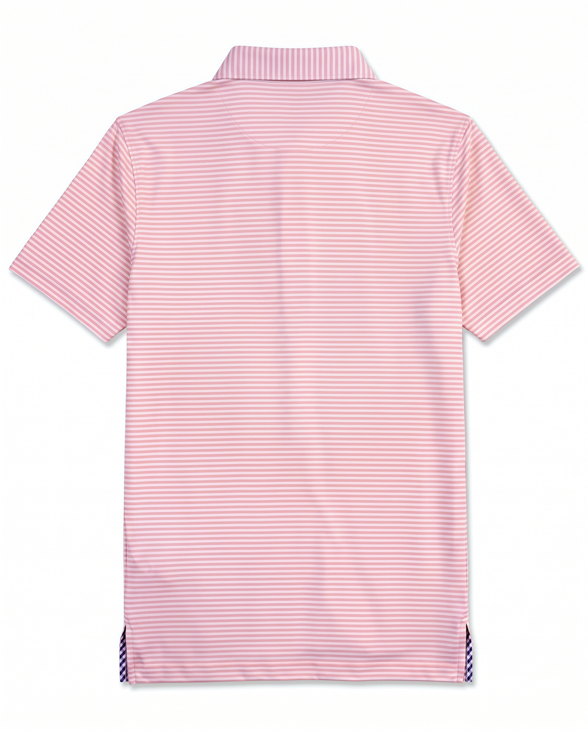 Albatross Polo Peach/White Feeder Stripe back