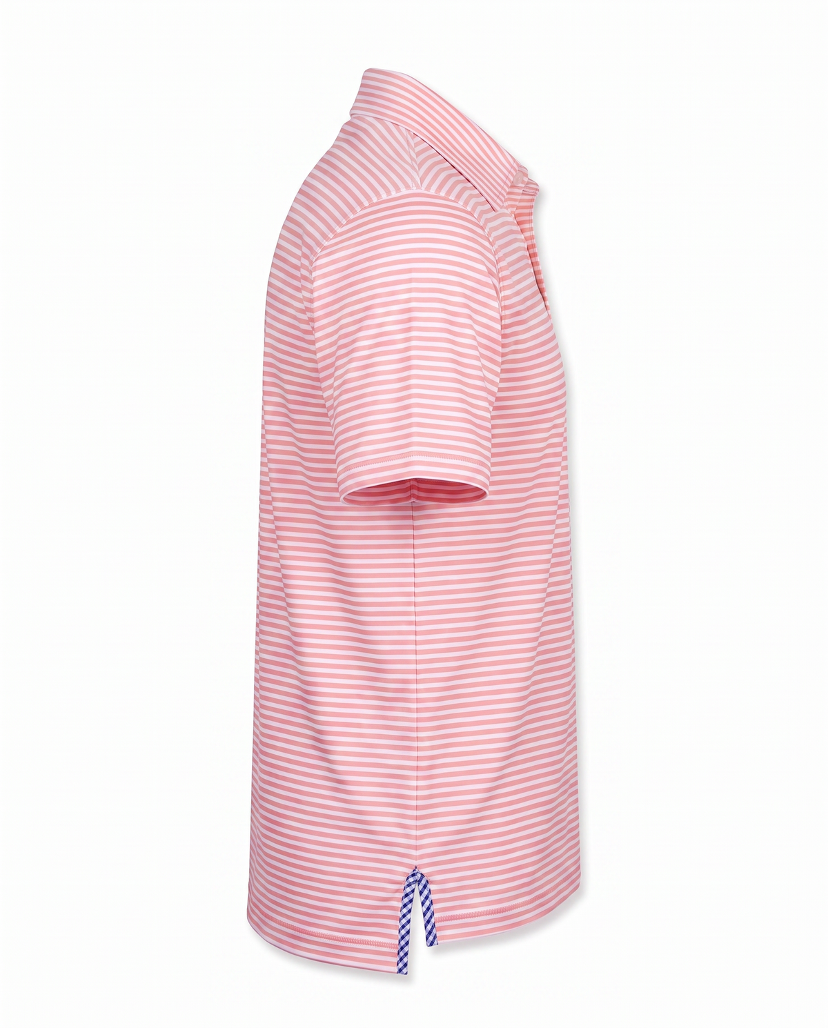 Albatross Polo Feeder Stripe - Peach/White - Side
