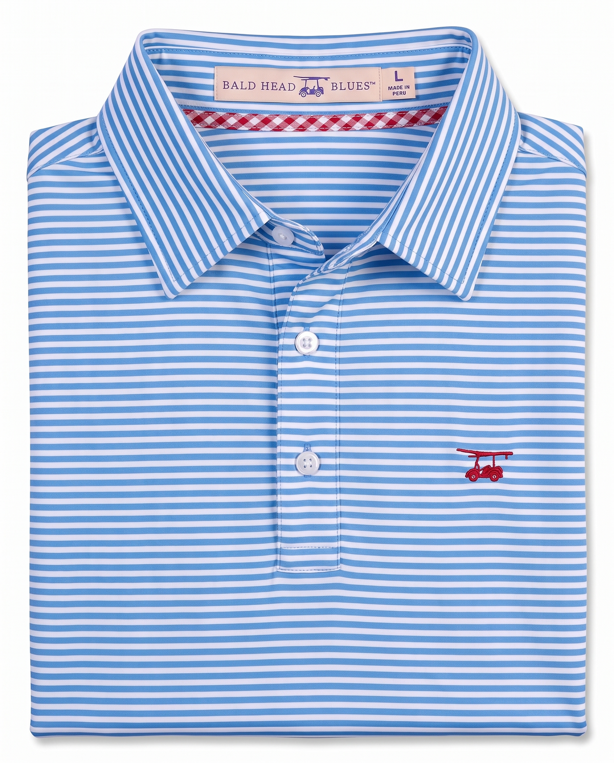 Albatross Polo Regatta/White Feeder Stripe folded