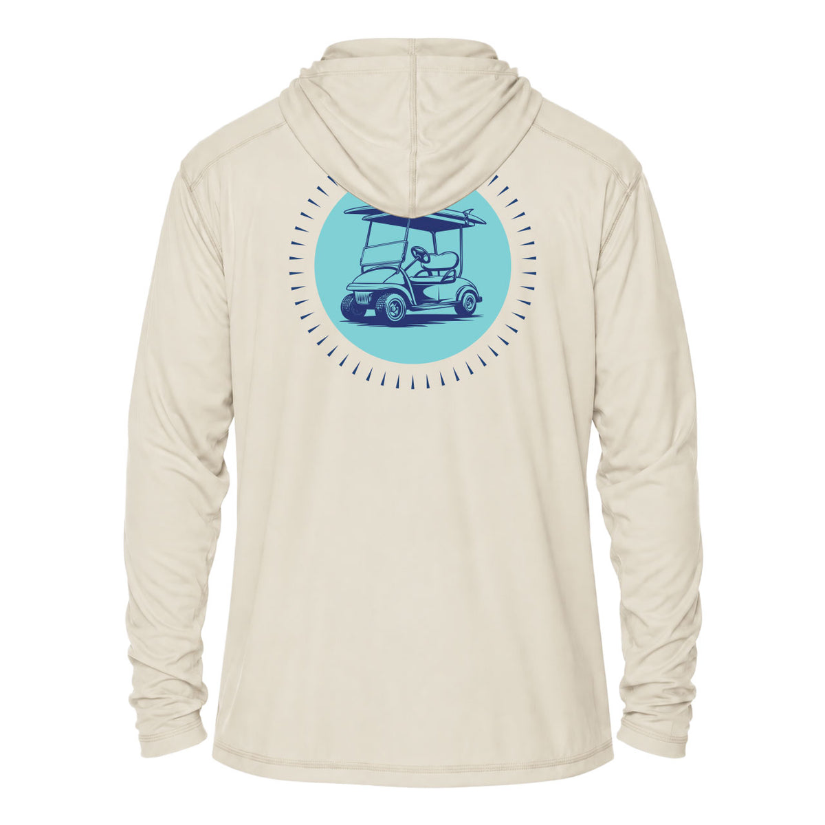 Performance Adult Hoodie Tee - Cart Burst