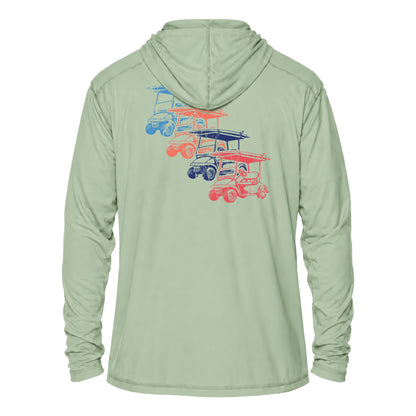Performance Adult Hoodie Tee - Grunge Cart