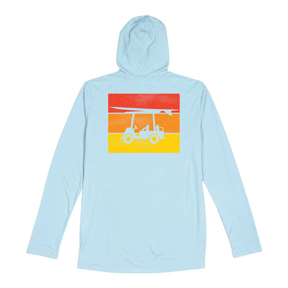 Performance Long Sleeve Logo Hoodie - Arctic