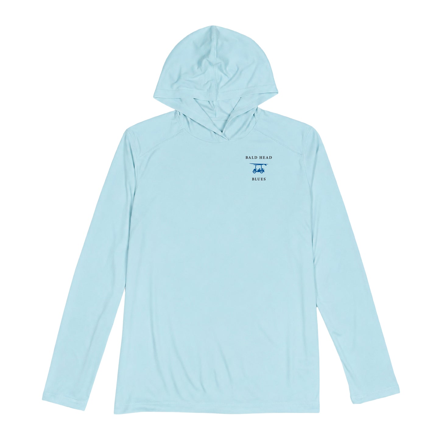Performance Long Sleeve Logo Hoodie - Arctic
