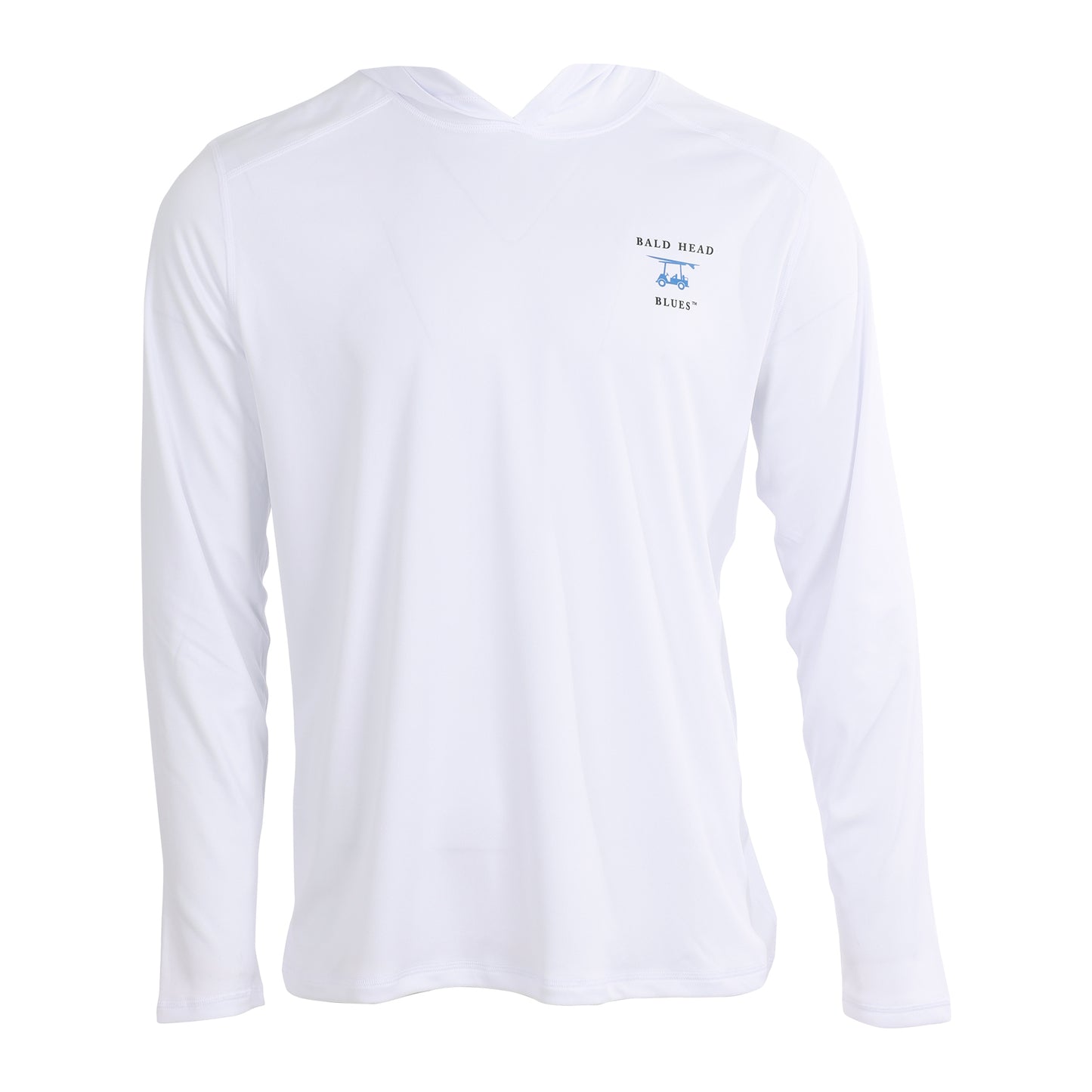 Performance Long Sleeve USA Circle Hoodie - White