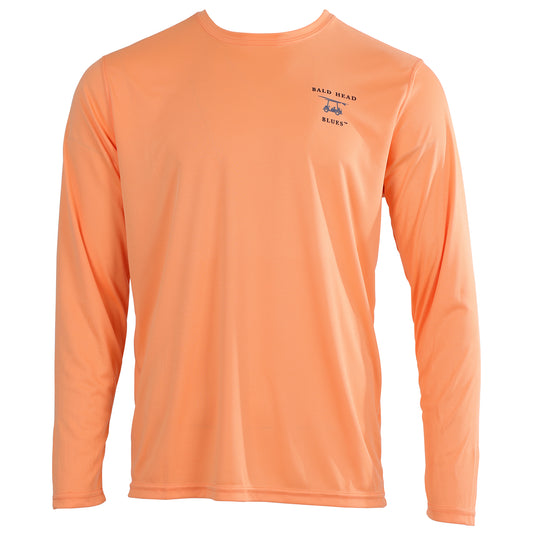 Performance Long Sleeve Golf Cart T-Shirt - Citrus