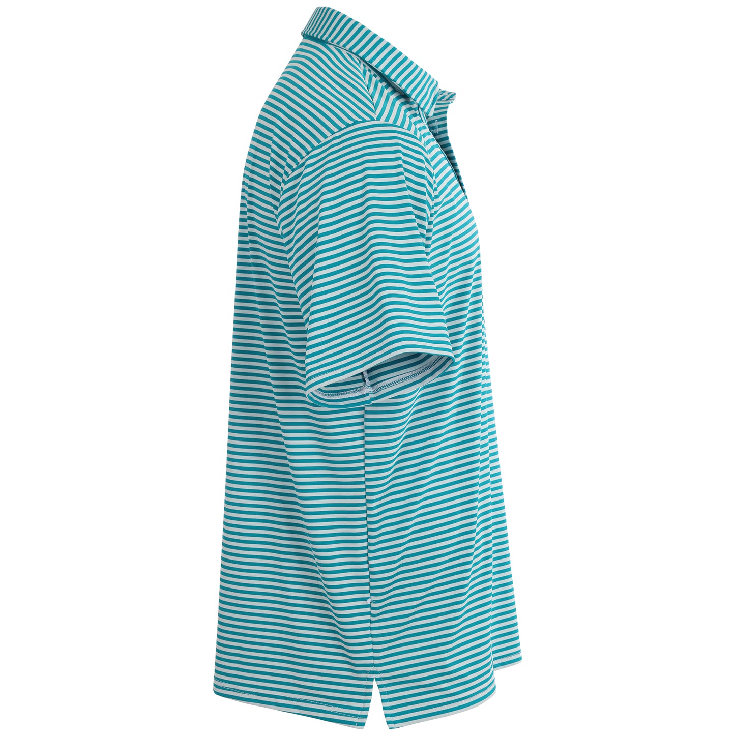 First Class Polo - Lagoon / White Stripe