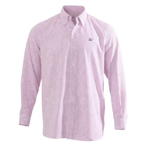 Islander Button Down - Orchid / White Check