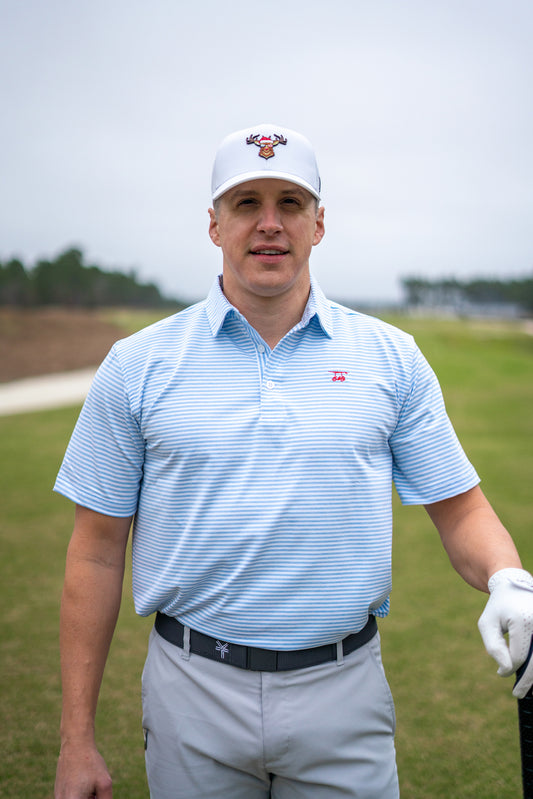 Albatross Polo - Regatta/White Stripe