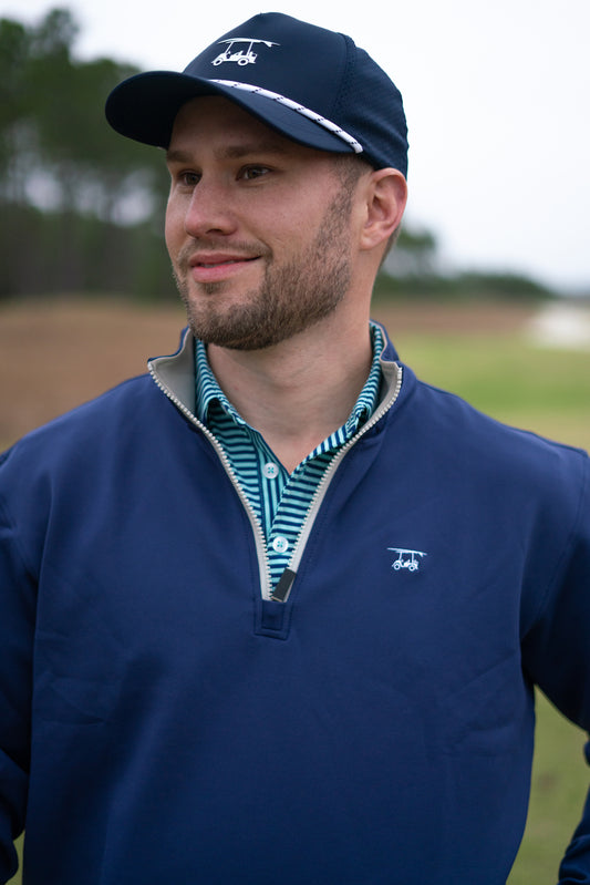Dogwood Quarter Zip- Solid Medieval