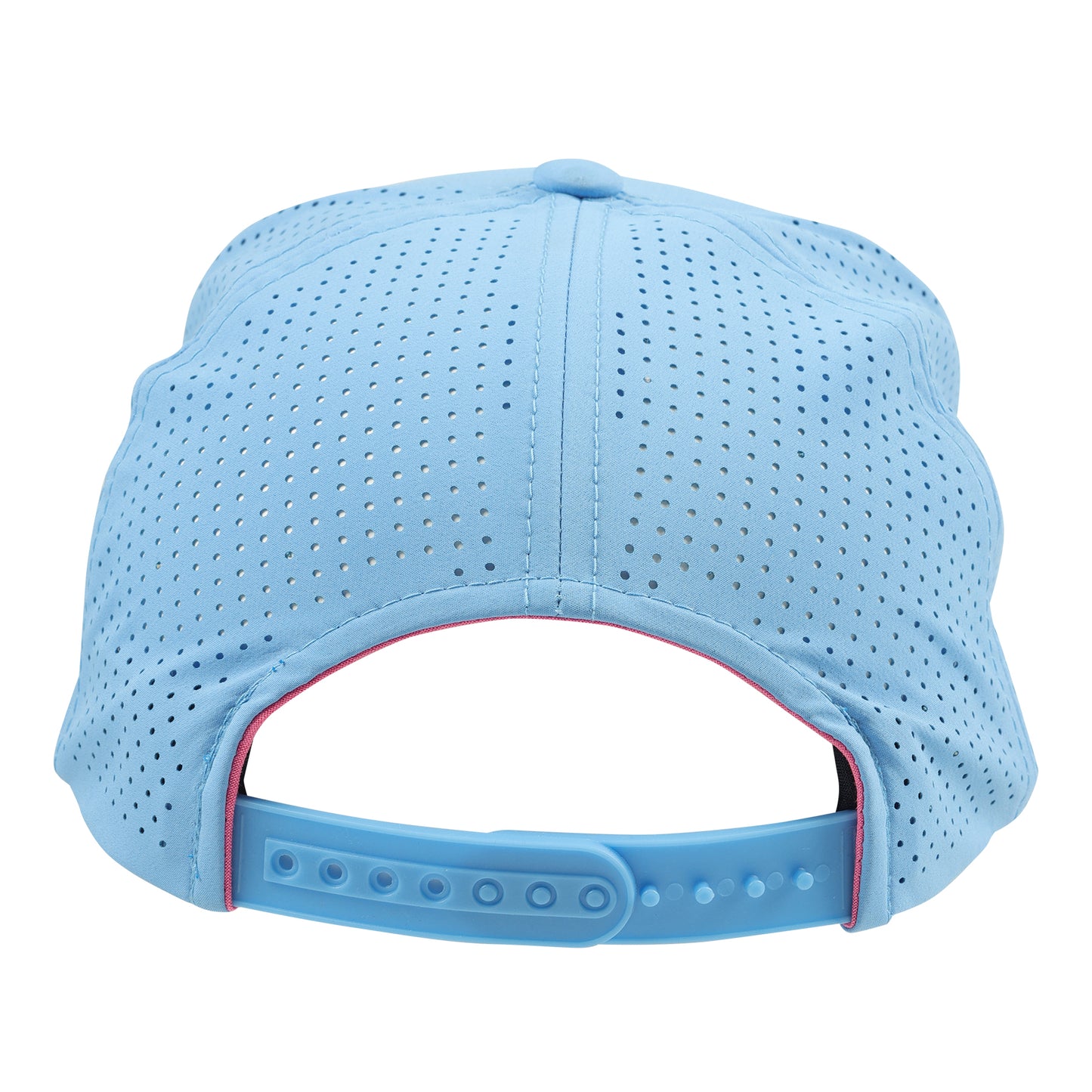 Six Panel Twill Roped Trucker Hat - Alaskan Blue