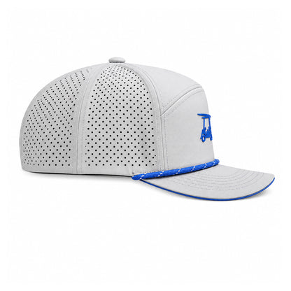 Six Panel Twill Roped Trucker Hat - Monument
