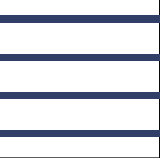 Albatross Polo - Medieval / White Pinstripe