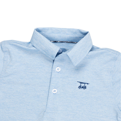 Albatross Youth Polo - Heather Bell