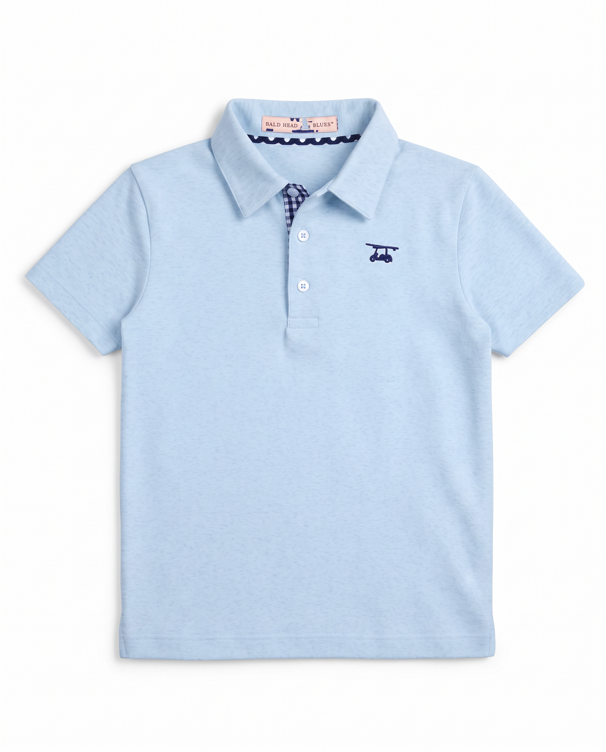 Albatross Youth Polo Heather Bell front