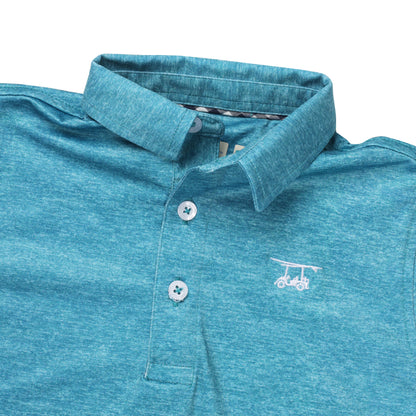 Albatross Youth Polo - Heather Lagoon