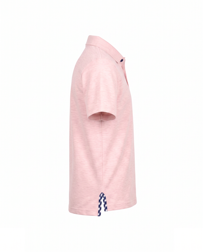 Albatross Youth Polo Heather Pink side