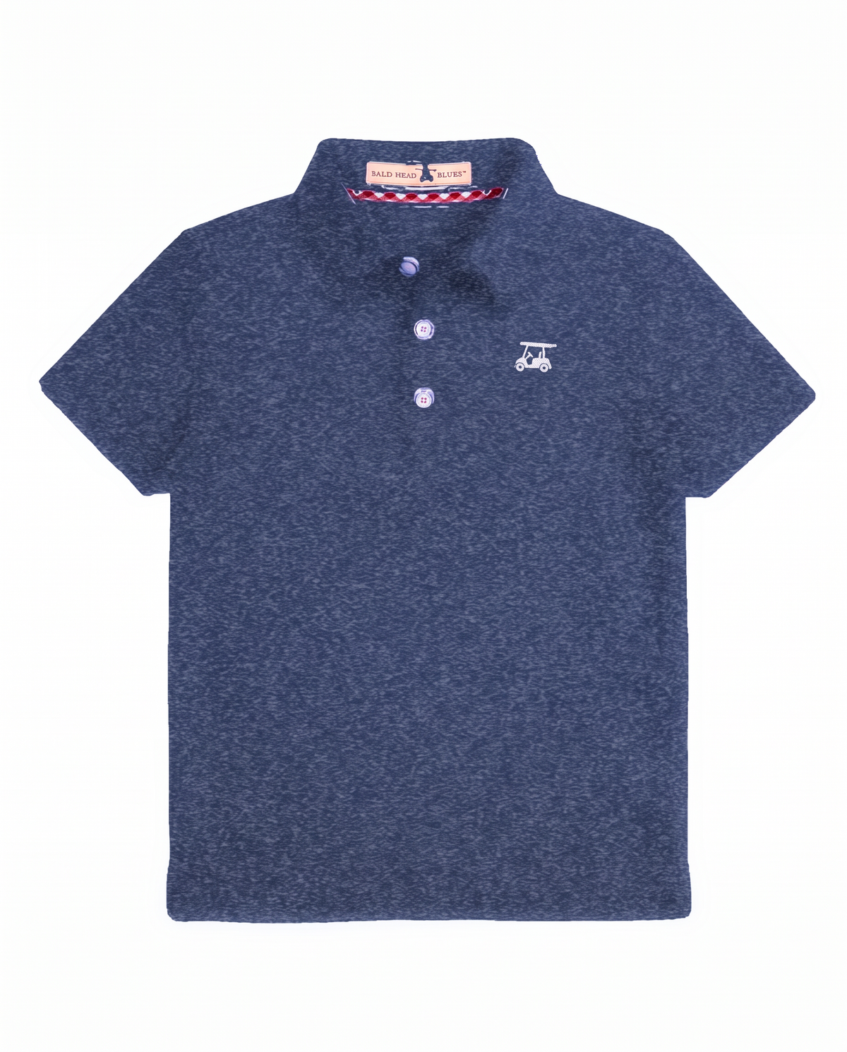 Albatross Youth Polo Heather Royal Blue front