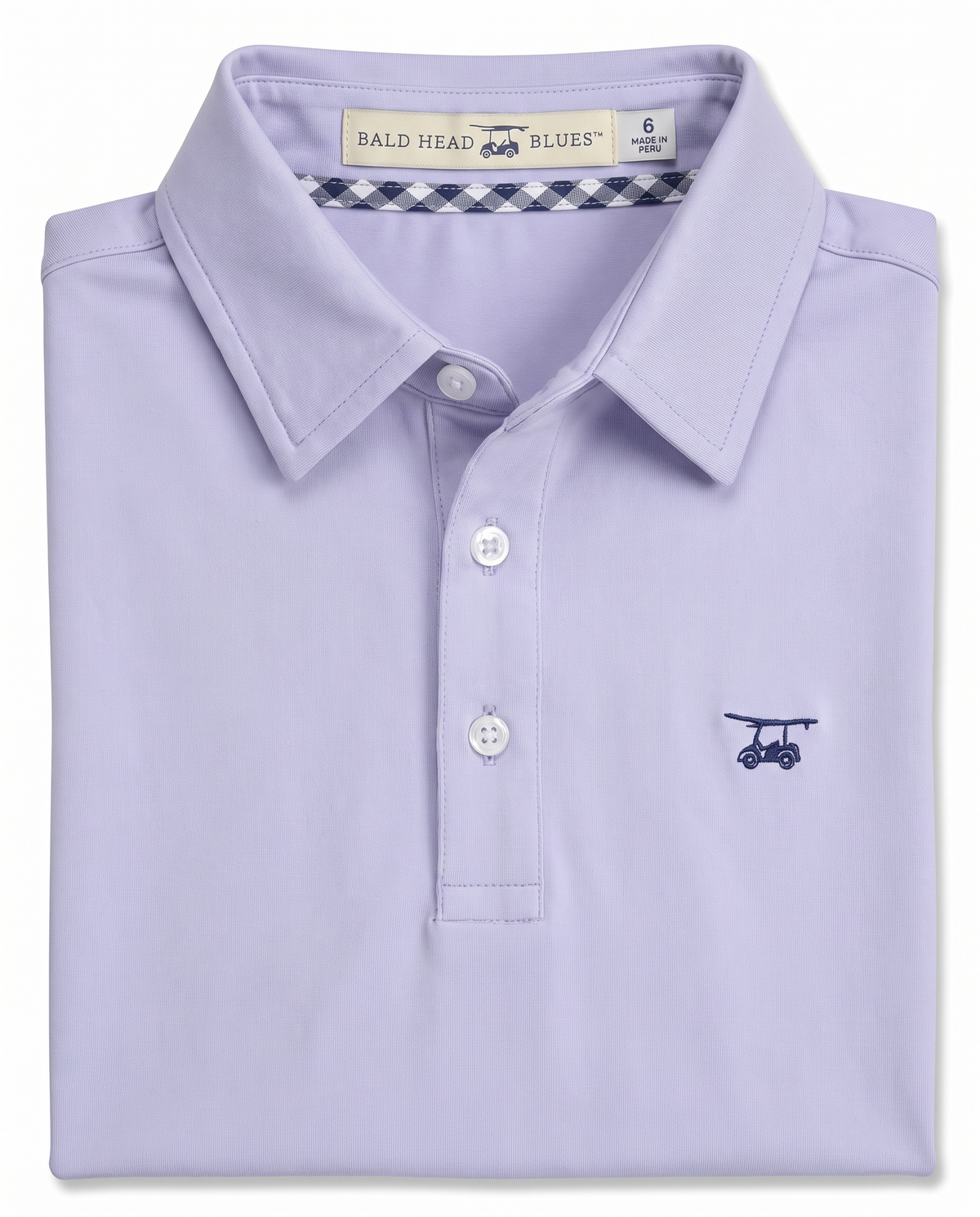 Albatross Youth Polo Lavender folded