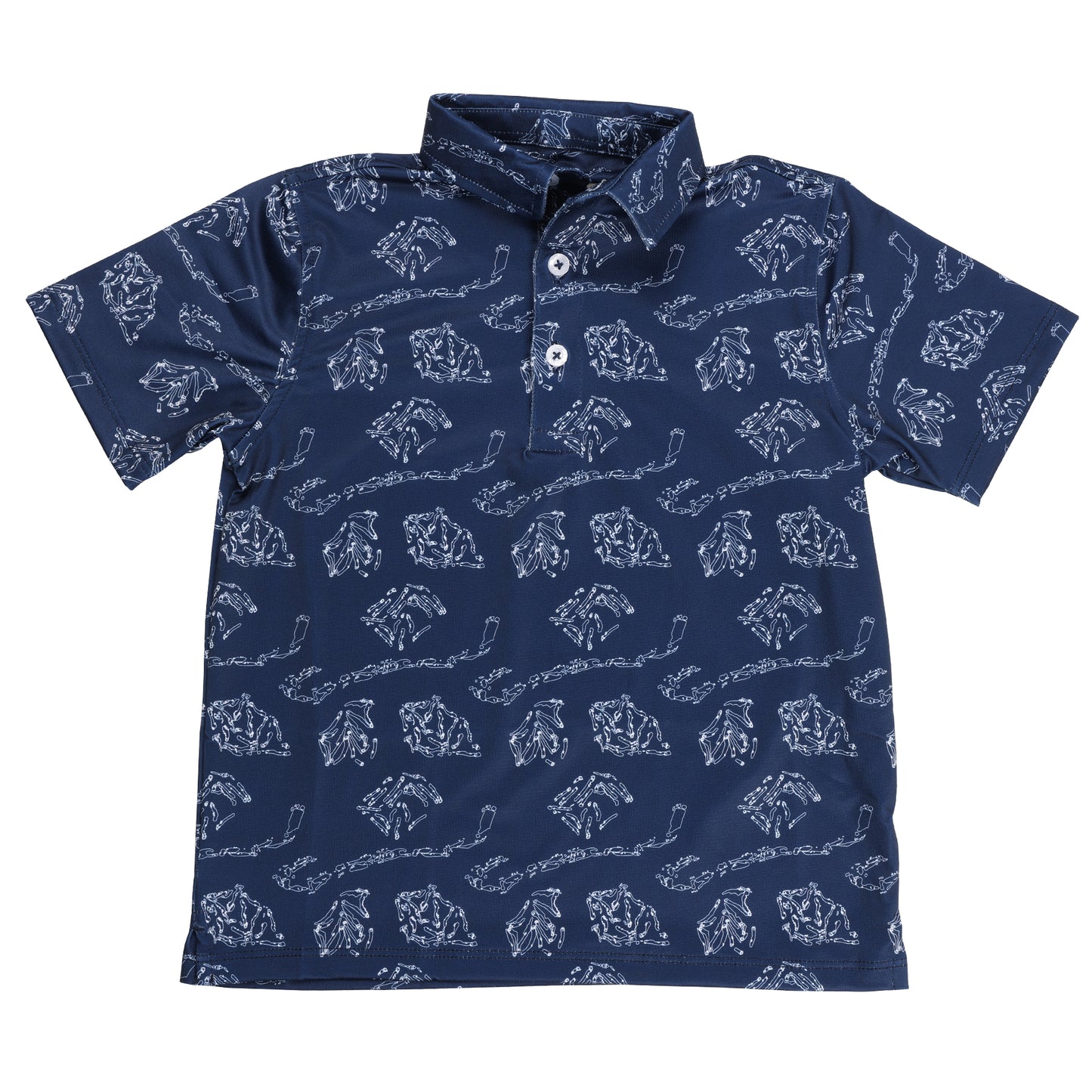 Youth Albatross Polo - Majors All-Over Print on Medieval
