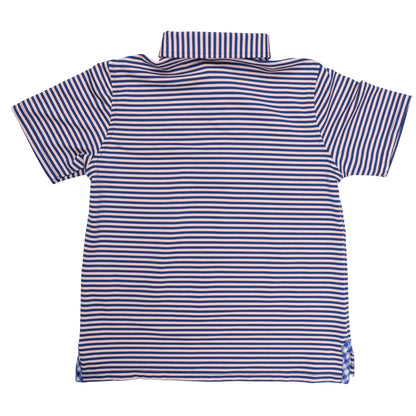 Albatross Youth Polo - Pink/Royal Blue