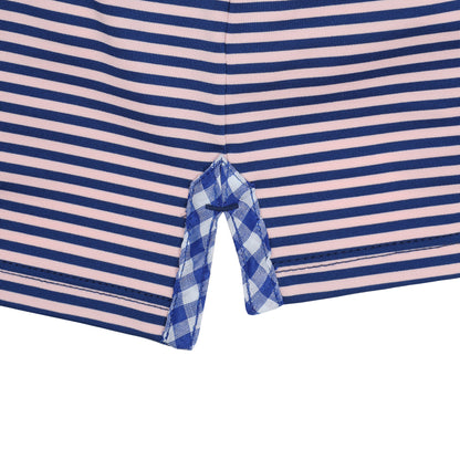 Albatross Youth Polo - Pink/Royal Blue
