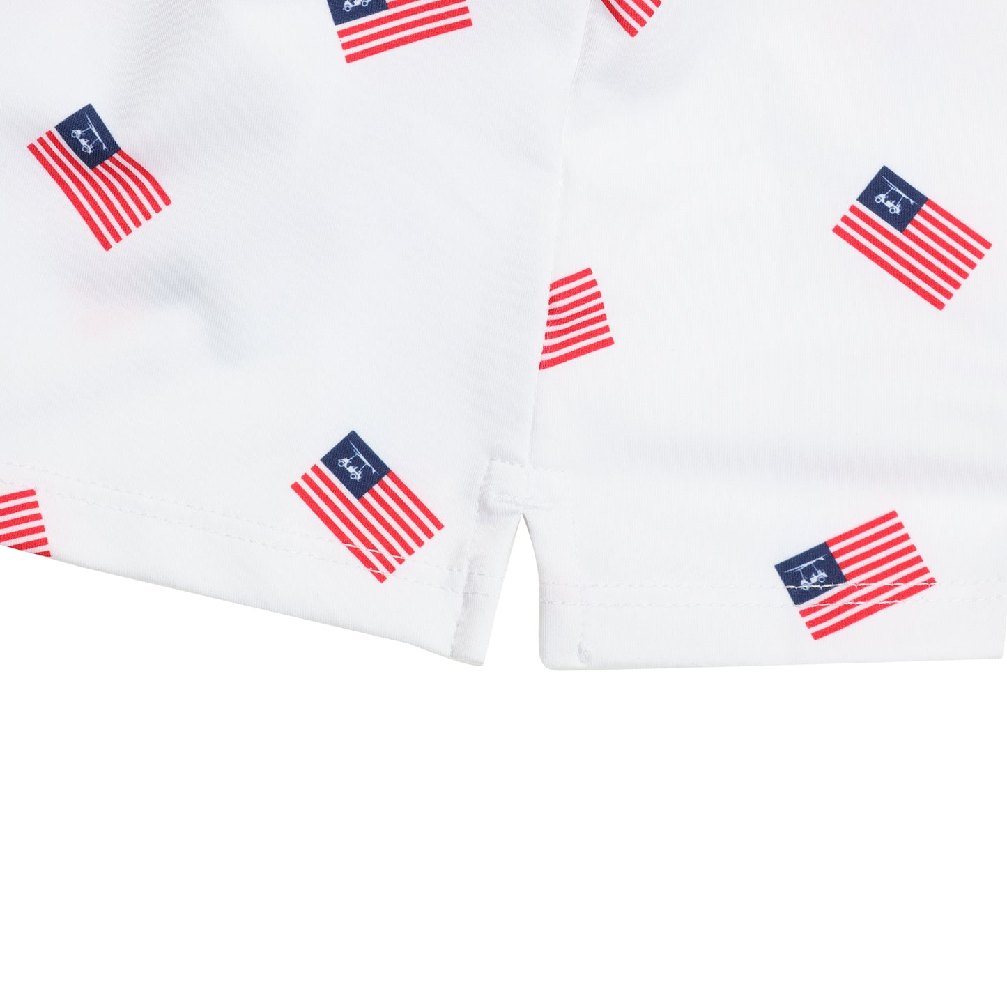 Albatross Youth Polo - White USA Flag