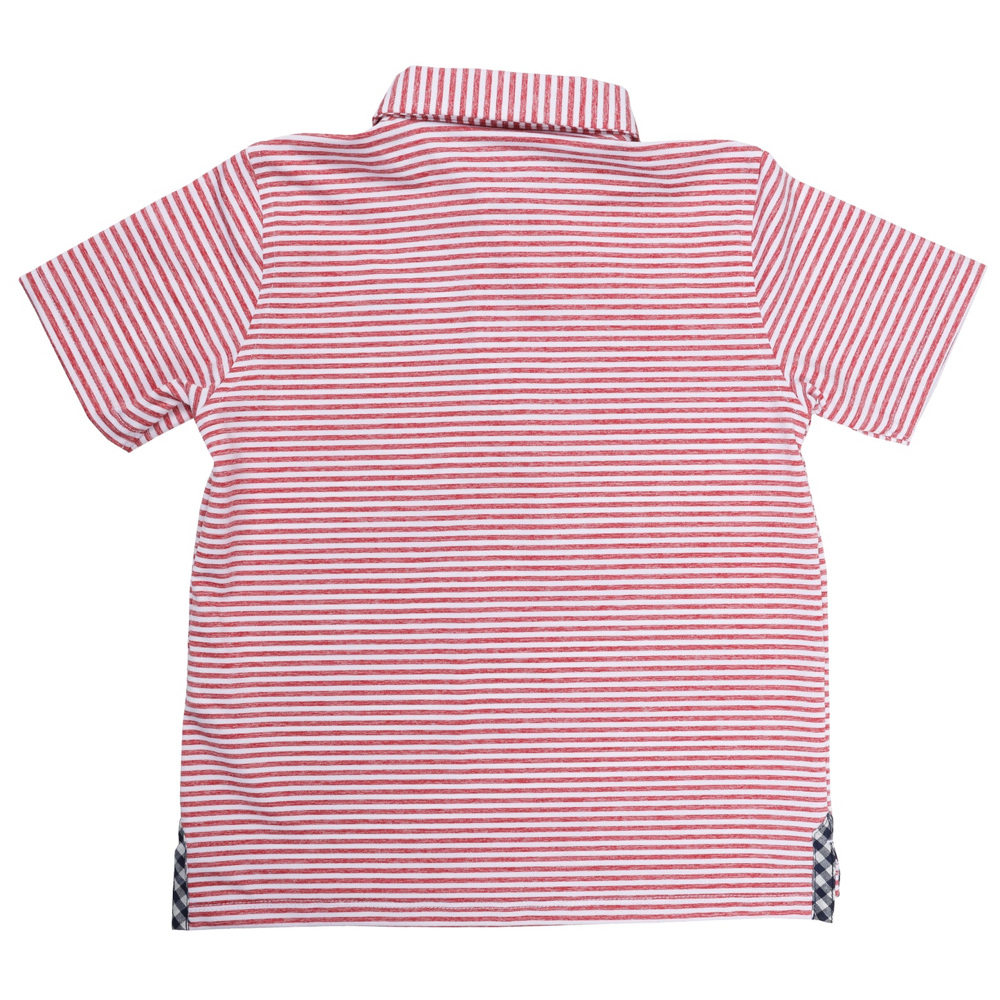 Albatross Youth Polo - White / Heather State Red