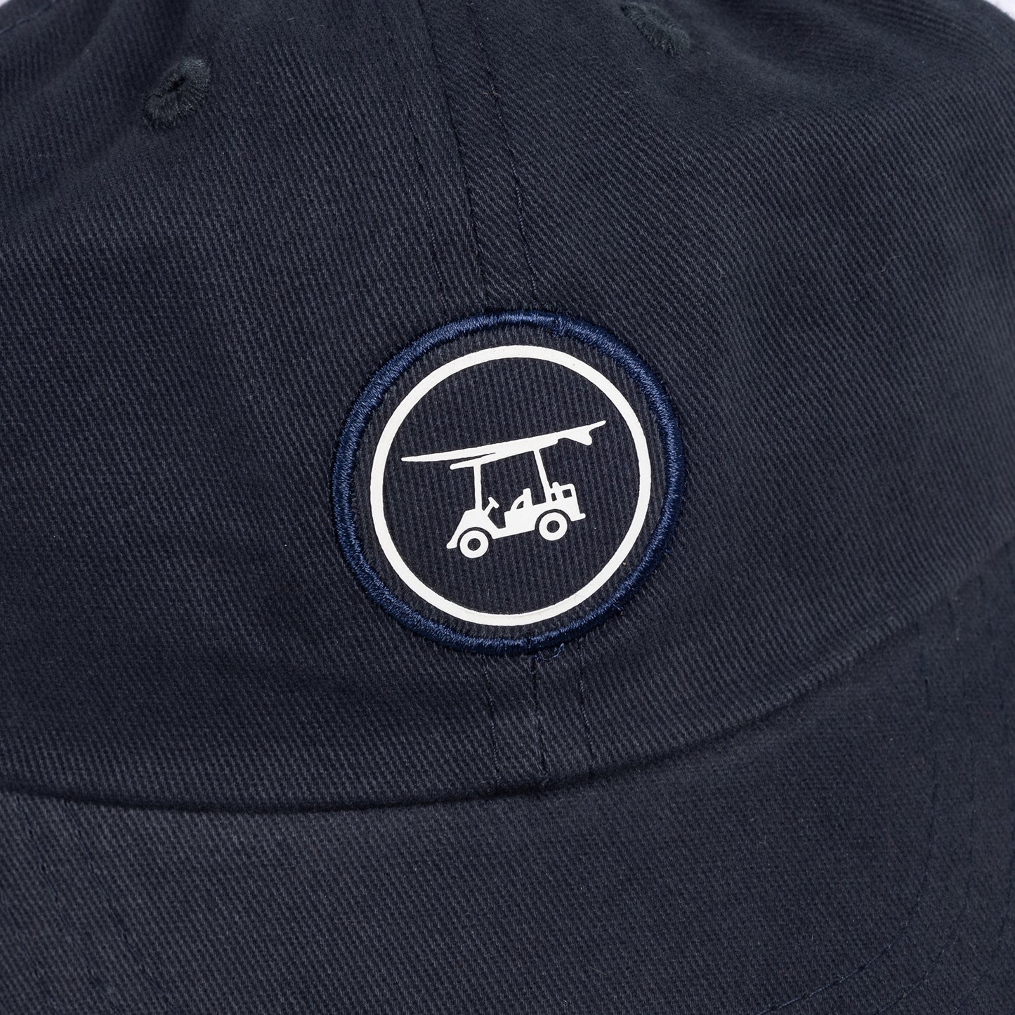 Youth Trucker Hat w/ Circle Logo - Navy