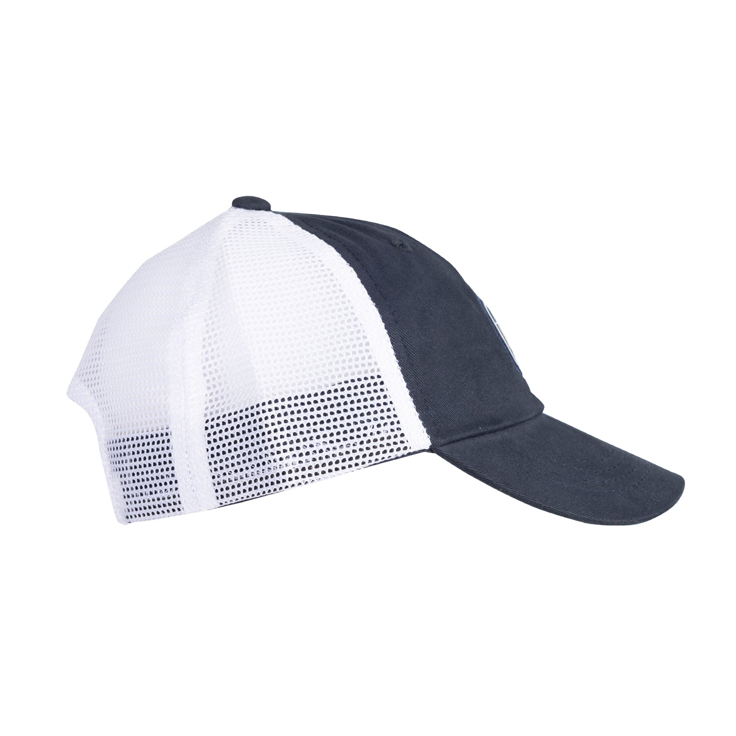 Youth Trucker Hat w/ Circle Logo - Navy