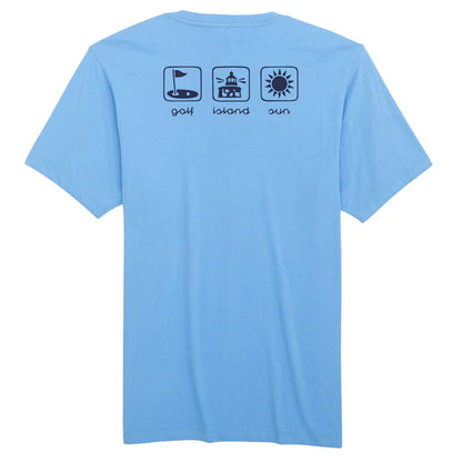 Youth Cotton Tee - Golf Island Sun