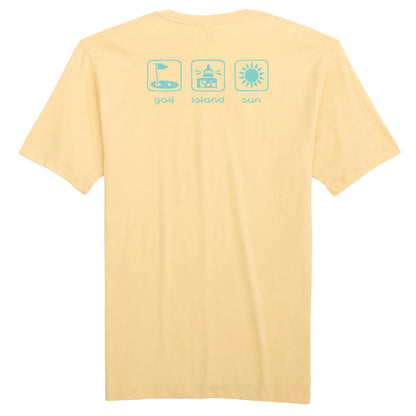 Youth Cotton Tee - Golf Island Sun