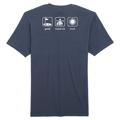 Youth Cotton Tee - Golf Island Sun