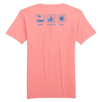 Youth Cotton Tee - Golf Island Sun