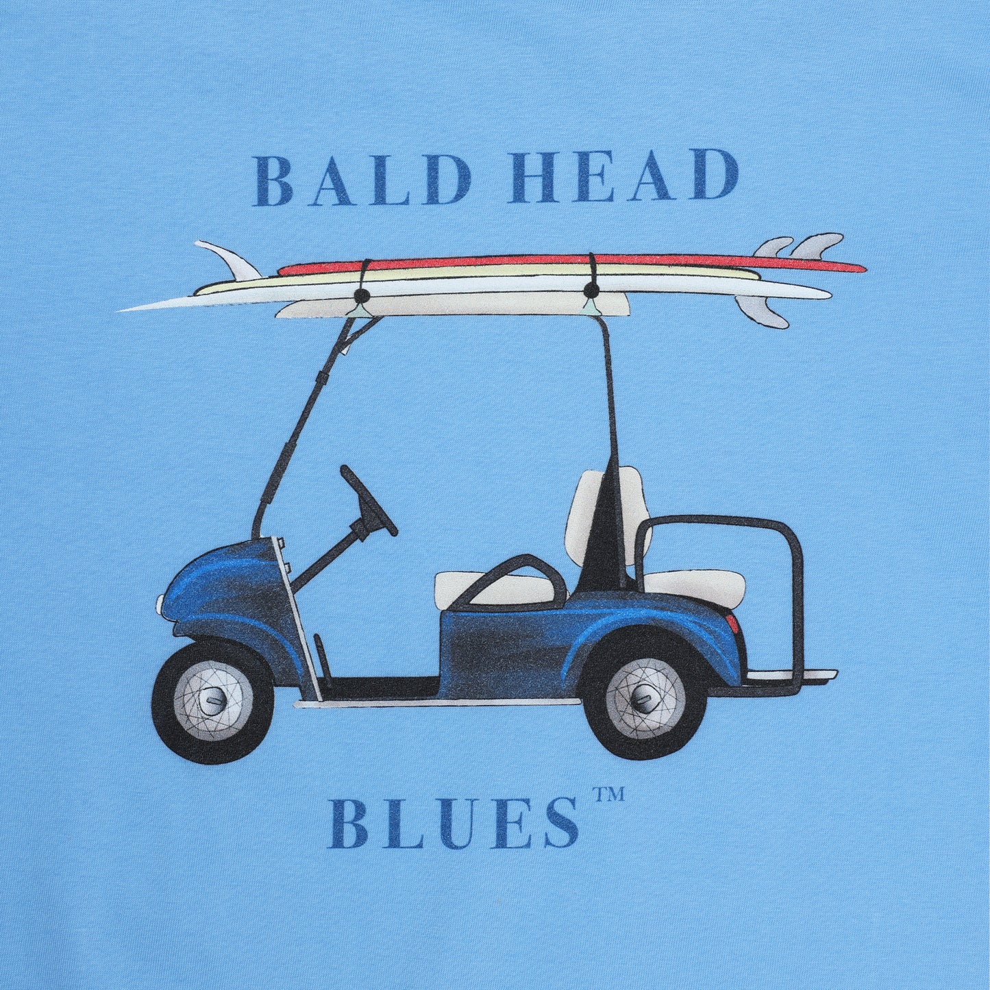 Island Tee - Youth Short Sleeve Golf Cart - Azure Blue