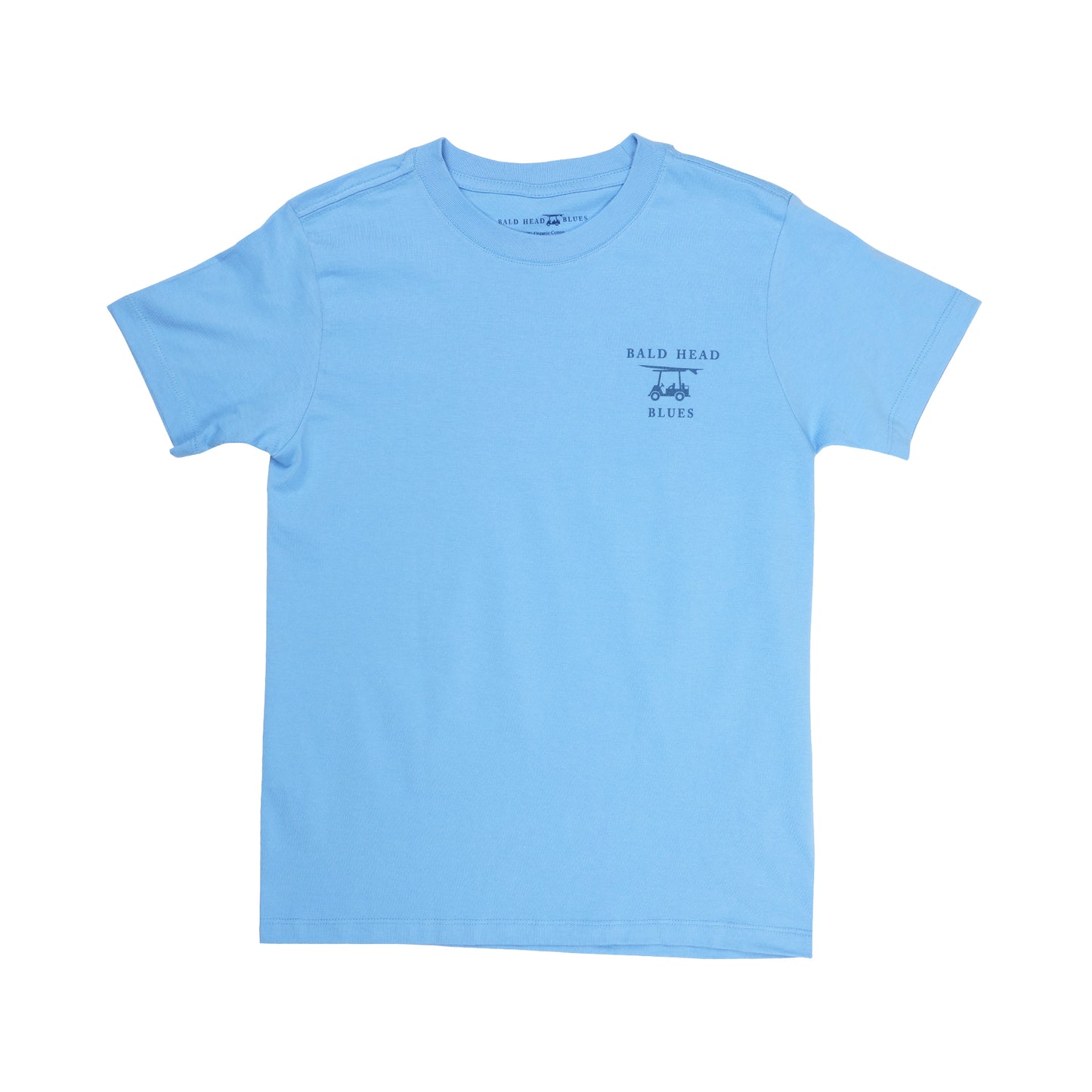 Island Tee - Youth Short Sleeve Golf Cart - Azure Blue